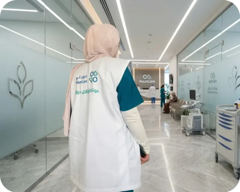 الرعاية التمريضية المنزلية في الرياض عون كير