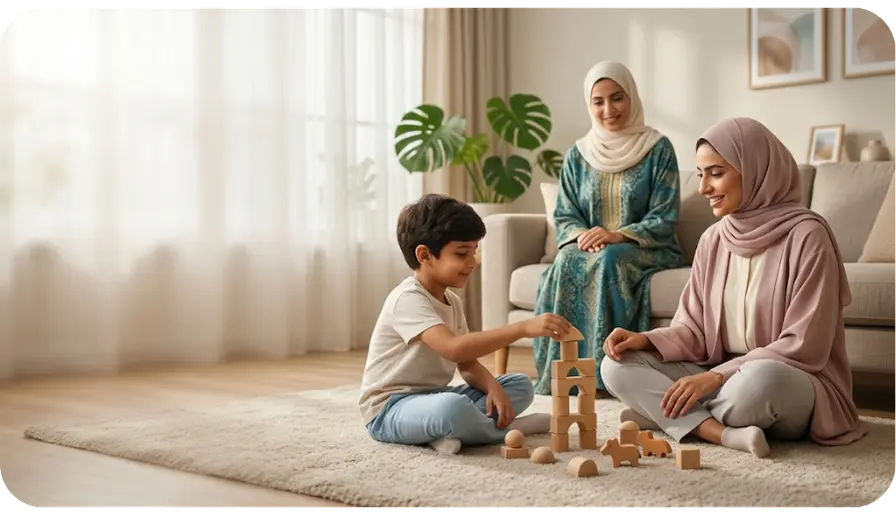Home-based care specialist for children with autism in Riyadh