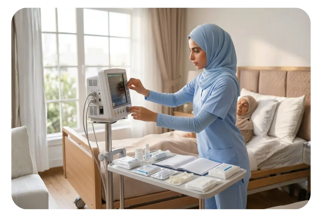 العناية بالقساطر وأنابيب التغذية في المنزل