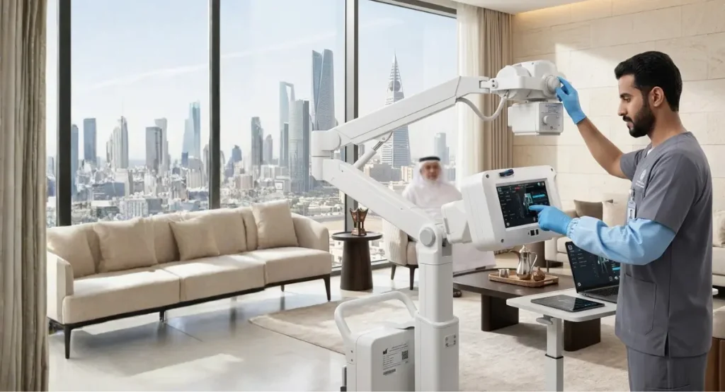 Home radiology and medical imaging services in Riyadh