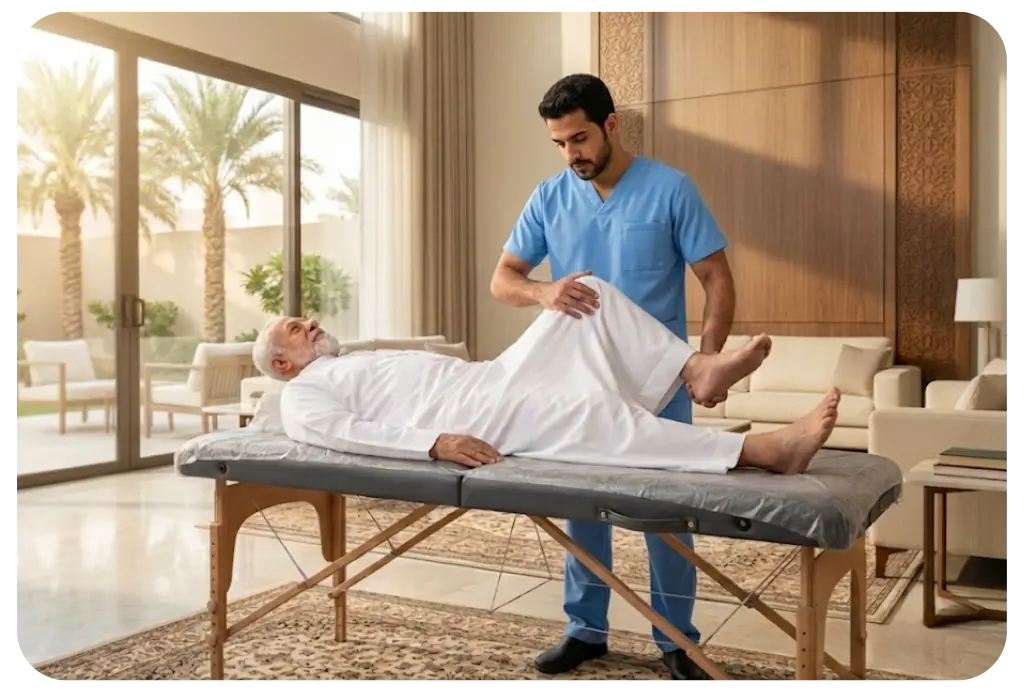 علاج طبيعي بعد جراحات تغيير المفاصل (الركبة، الحوض)