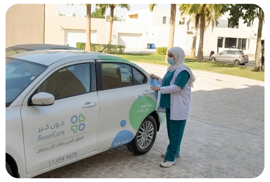aouncare doctor & specialist visit to provide home health care