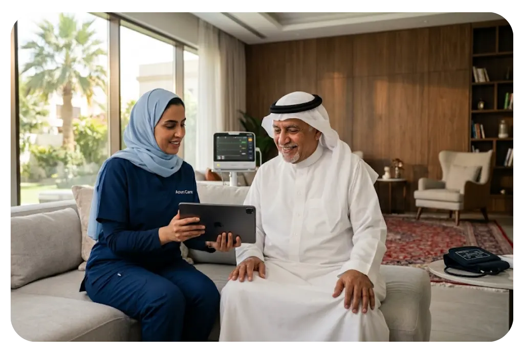 licensed home healthcare in Riyadh aouncare