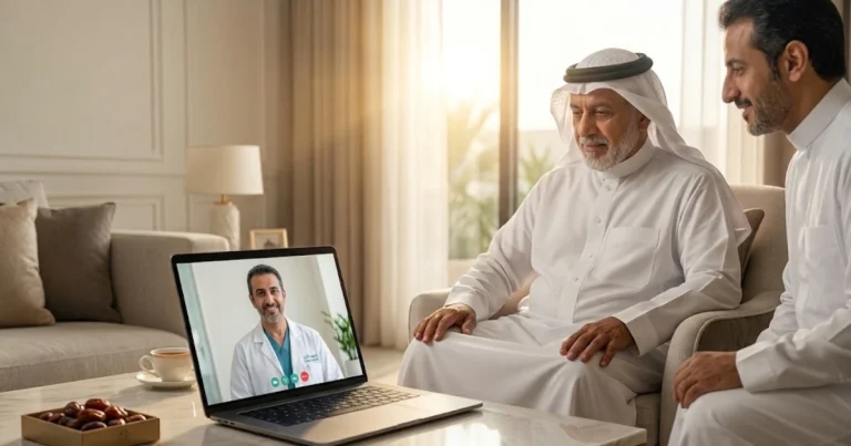 الطب الاتصالي لكبار السن: متابعة الأمراض المزمنة لوالديك عن بعد