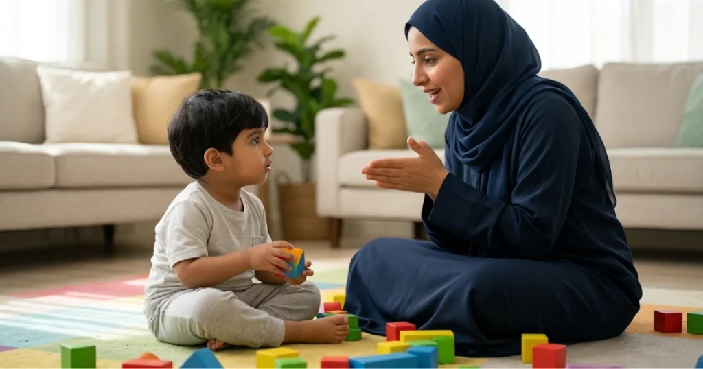 جلسات منزلية لعلاج النطق والتخاطب عند الأطفال بمساعدة أخصائية مرخصة